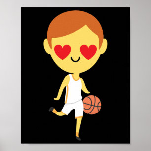 Affiche Basket-ball Emoji