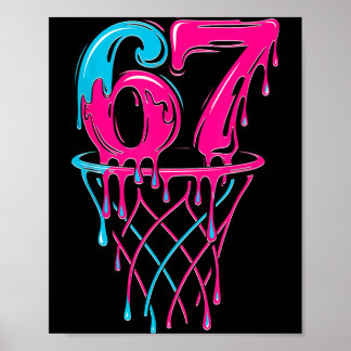 Affiche Basket-ball épique Seven 7 Alpha Gen Drip Six 67 6