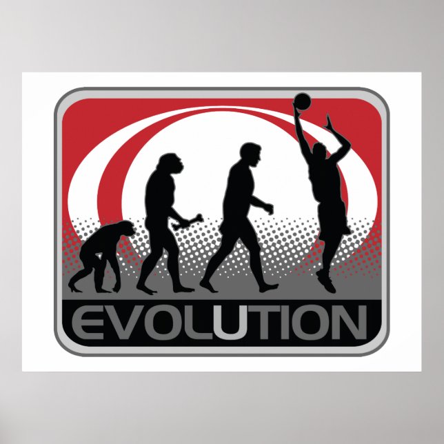 Affiche Basket-ball Évolution (Devant)