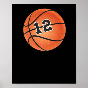 Affiche Basket-ball Numéro 12