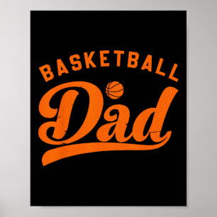 Affiche Basket-ball papa cadeaux papa papa Basketball Fête