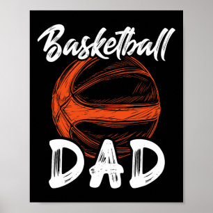 Affiche Basket-Ball Papa Pour Hommes Famille Correspondant