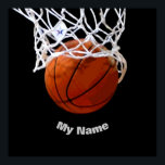 Affiche Basket-ball Votre nom<br><div class="desc">Images et oeuvres d'art du sport numérique - We Love Basketball - American Popular Sports</div>