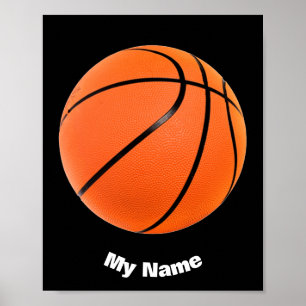 Affiche Basket-ball Votre nom Personnalisé
