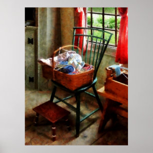 Affiche Basket de Cloth and Yarn