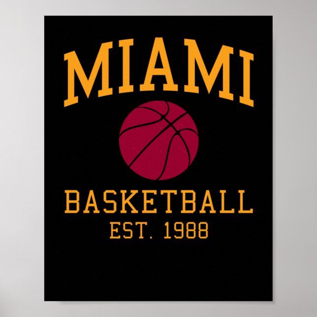 Affiche Basket de Miami (Devant)