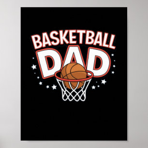 Affiche Basket papa Premium