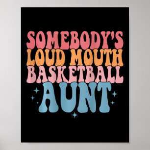 Affiche Basketb à la bouche forte de quelqu'un