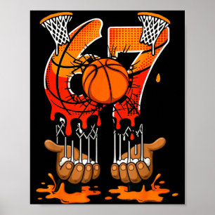 Affiche Basketball 67 Six Seven 6 7 Garçons Drôle Gen Alph