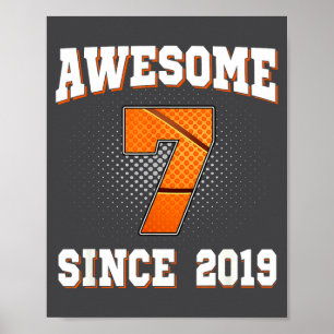 Affiche Basketball 7e 2019 7 Années Anciennes Depuis Amusa