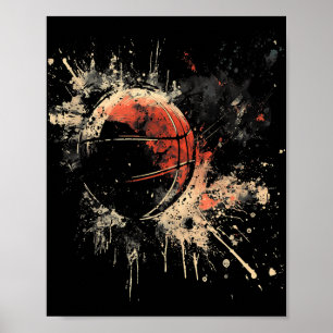 Affiche Basketball Armoire Basketball Lover Aquarelle Dra