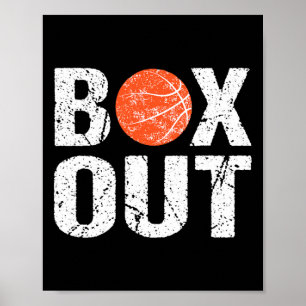 Affiche Basketball Coach Box Out Dit Nouveauté Cadeau