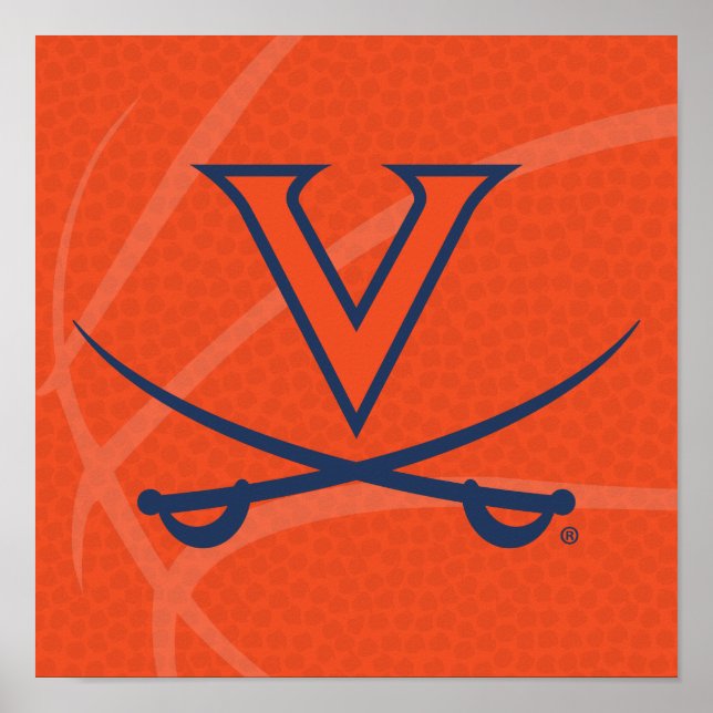 Affiche Basketball des Cavaliers de Virginie (Devant)