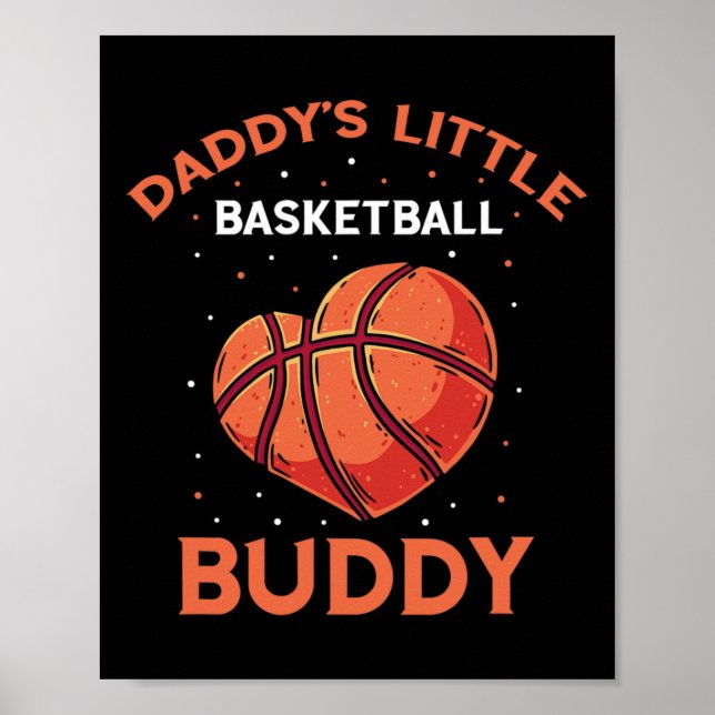 Affiche Basketball Design - Fille Qui Aime Le Basketball E (Devant)