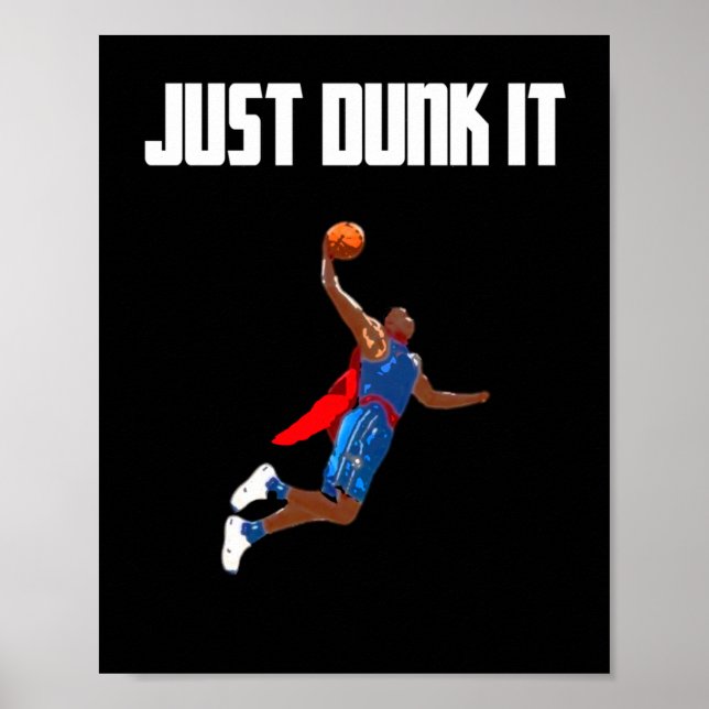 Affiche Basketball Dunking (Devant)