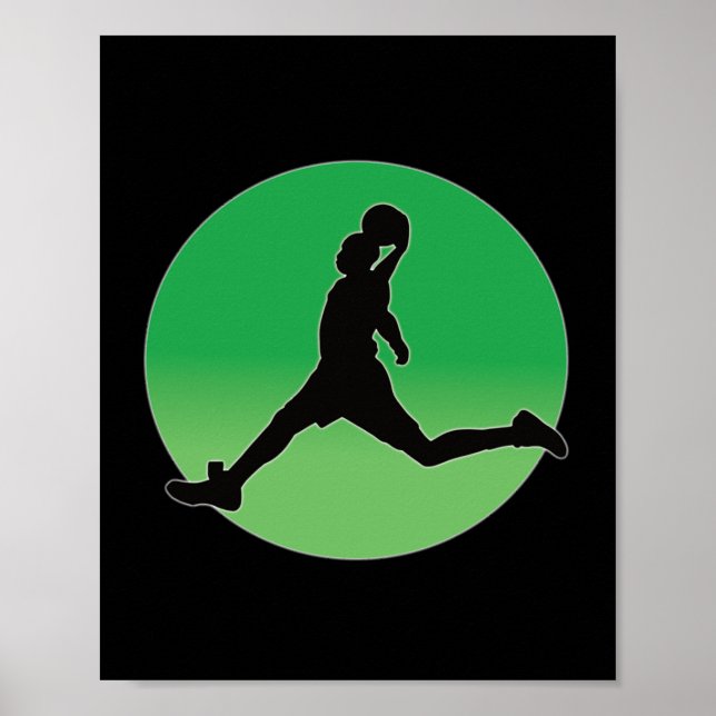 Affiche Basketball Dunking Design Hoop Dreams (Devant)