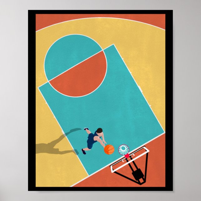Affiche Basketball Dunks 1 (Devant)