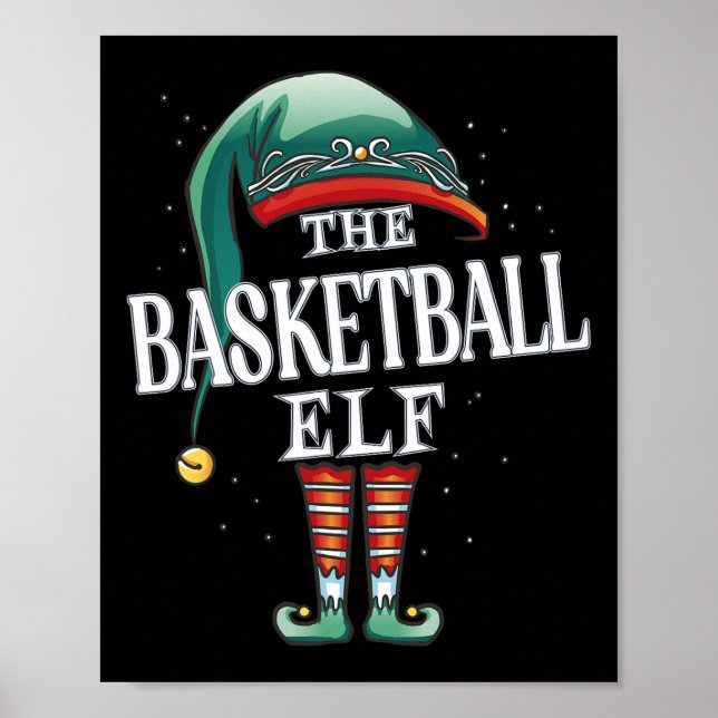 Affiche Basketball Elf Christmas Group Jeu de Pyjama de No (Devant)