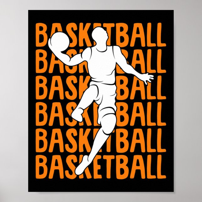 Affiche Basketball Enfants Garçons Hommes 1 (Devant)
