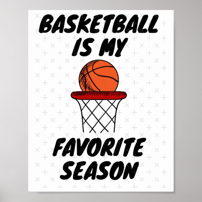 Affiche Basketball Est Ma Saison Préférée 8 (Devant)