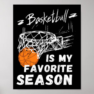 Affiche Basketball Est Mon Cadeau De Saison Favorite