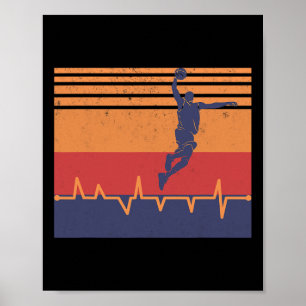 Affiche Basketball Heartbeat