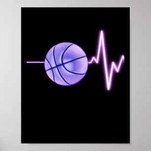 Affiche Basketball Heartbeat - Le plus récent Basketball d