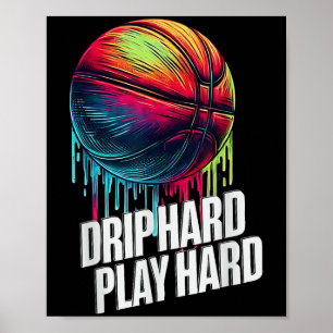 Affiche Basketball Ice Cream Driam Pour Garçons Filles Jeu