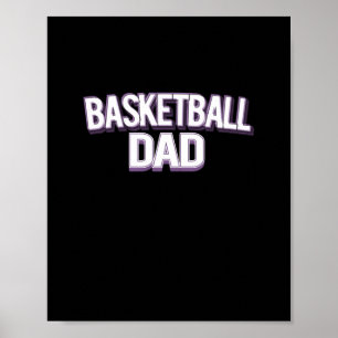 Affiche Basketball Papa - Drôle papa