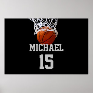 Affiche Basketball Votre Nom