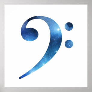 Affiche Bass clef