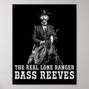 Affiche Bass Reeves Le Vrai Lone Ranger Western Noir Son