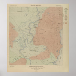 Affiche Bassin de geyser de Shoshone