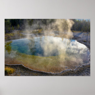 Affiche Bassin Morning Glory, Parc national de Yellowstone