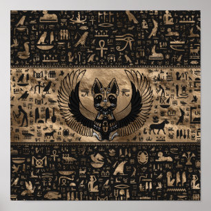 Affiche Bastet, déesse égyptienne des chats