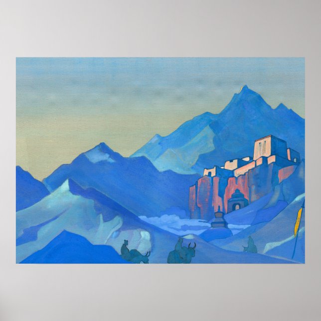 Affiche Bastion de l'Esprit, 1932 par Nicholas Roerich (Devant)