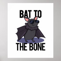 Bat À L'Os Drôle Animal Pun