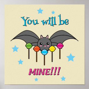 Affiche Bat Craving Lollipops