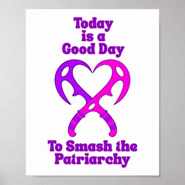 Affiche Bat’leth Heart - Smash the Patriarchy (Devant)