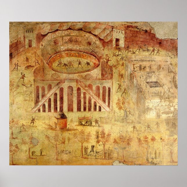 Affiche Bataille à l'amphithéâtre (Devant)