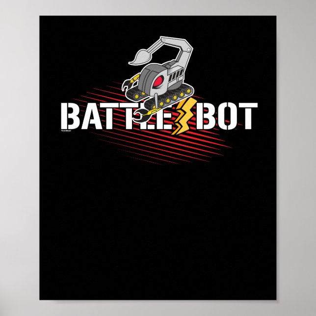 Affiche Bataille Bot Robot Wars (Devant)