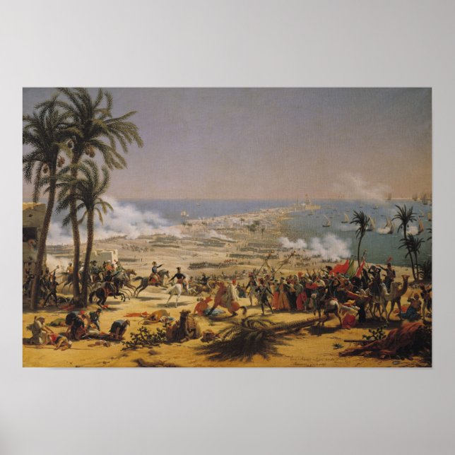 Affiche Bataille d'Aboukir, le 25 juillet 1799 (Devant)
