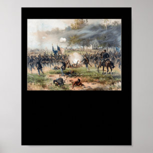 Affiche Bataille D'Antietam - Guerre Civile