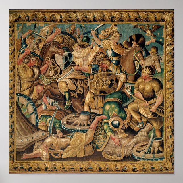 Affiche Bataille d'Arbelles en 333 avant JC, Aubusson (Devant)