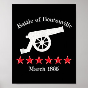 Affiche Bataille De Bentonville Batailles Civiles Guerre C