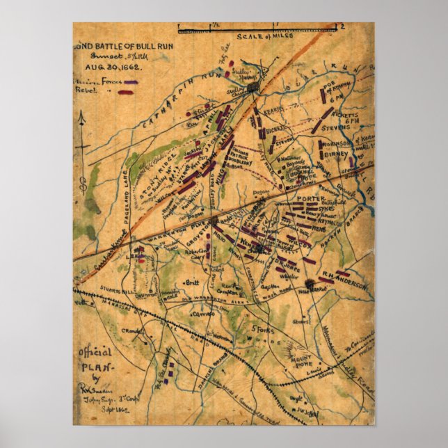 Affiche Bataille de Bull Run 5 (Devant)