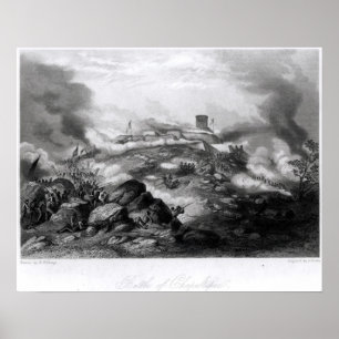 Affiche Bataille de Chapultepec