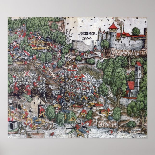 Affiche Bataille de Dornach, 1499 (Devant)