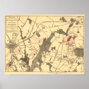 Affiche Bataille de Gettysburg 11