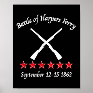 Affiche Bataille De Harpers Ferry Batailles Civiles Guerre